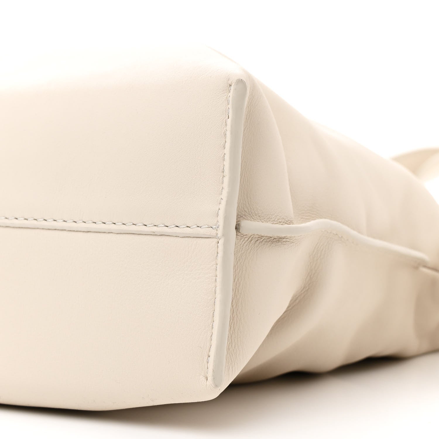 Loewe Mellow Nappa Medium Flamenco Knot Clutch Sea Salt 9 of 10