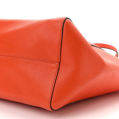 Gucci Dollar Calfskin Medium Swing Tote Sun Orange Pure Red 9 of 10