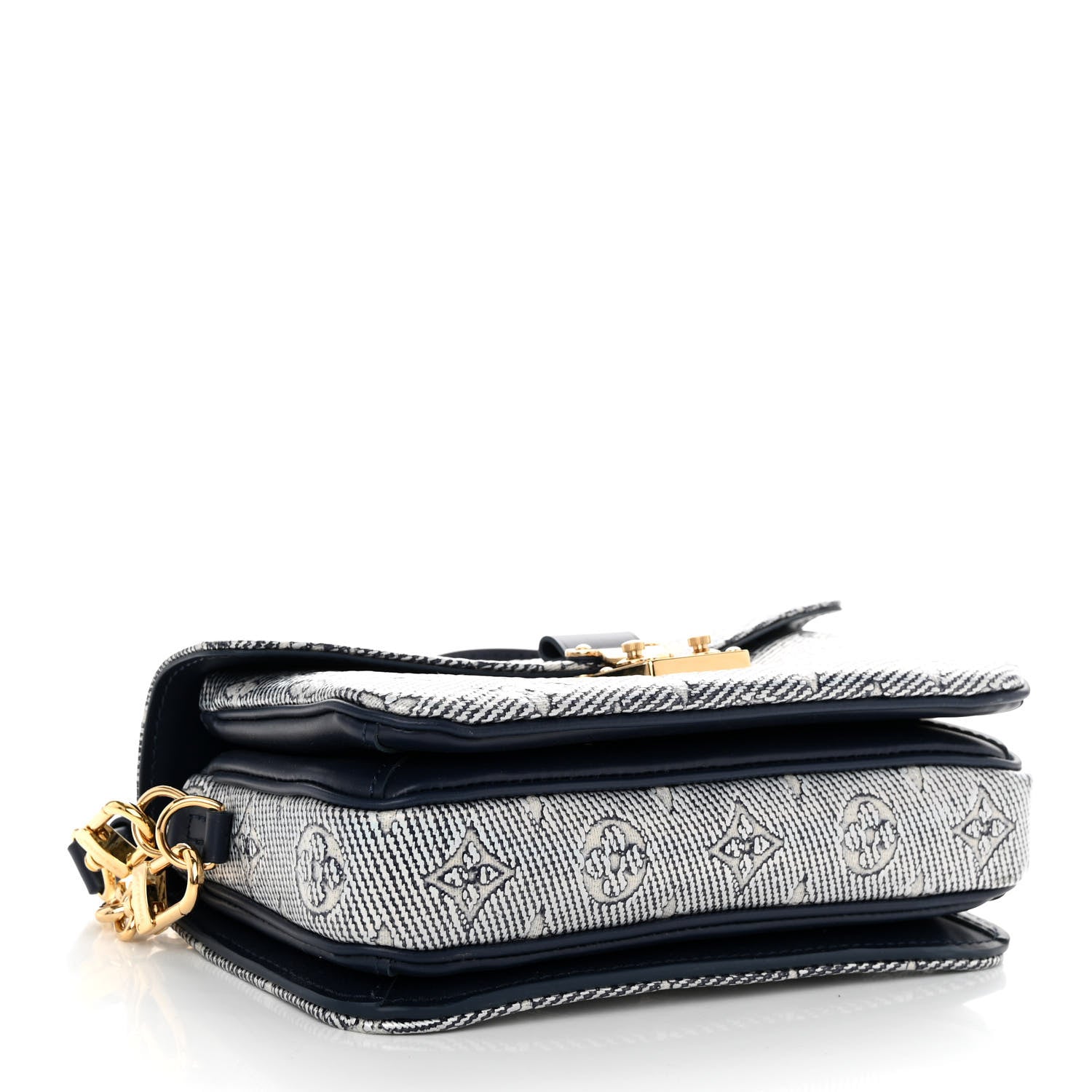 Louis Vuitton Monoglam Pochette Metis East West Blue 4 of 9
