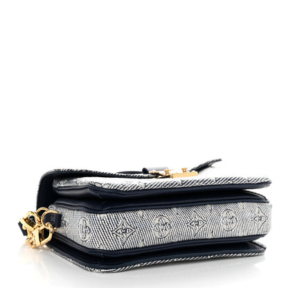 Louis Vuitton Monoglam Pochette Metis East West Blue 4 of 9