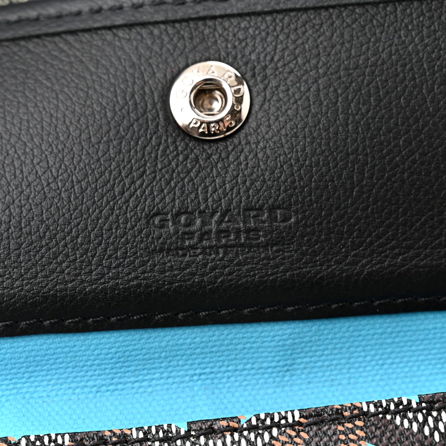 Goyardine Saint Louis Claire Voie PM Black Opaline