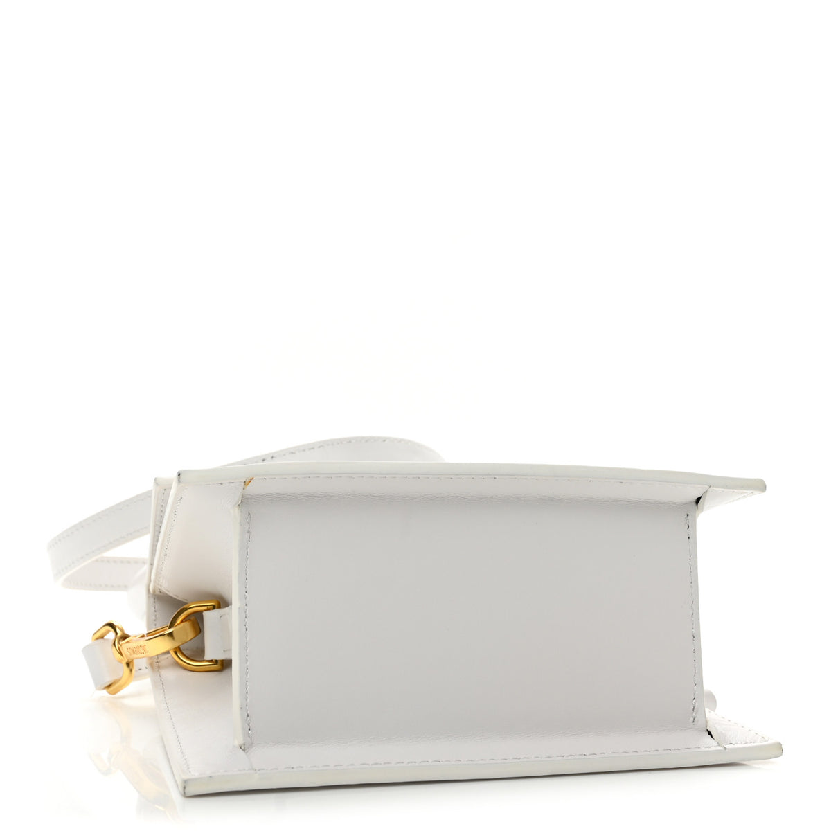 Smooth Calfskin Le Chiquito Moyen White
