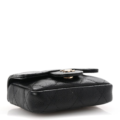 Chanel Caviar Quilted Mini Chain Belt Bag Black 4 of 12