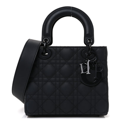 Christian Dior Ultra Matte Calfskin Cannage Small My ABCDior Lady Dior Black 1 of 10