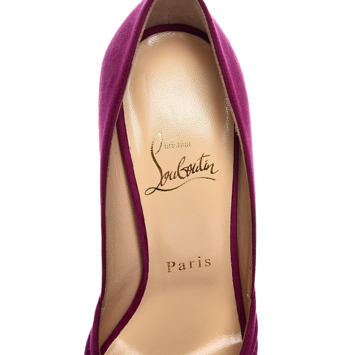 Christian Louboutin Suede Greissimo 140 Pumps 36.5 Framboise 6 of 8