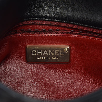 Chanel Lambskin Quilted Medium Westminster Pearl Flap Black 6 of 13