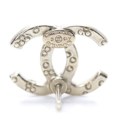 Chanel Pearl CC Earrings Light Gold 4 of 5