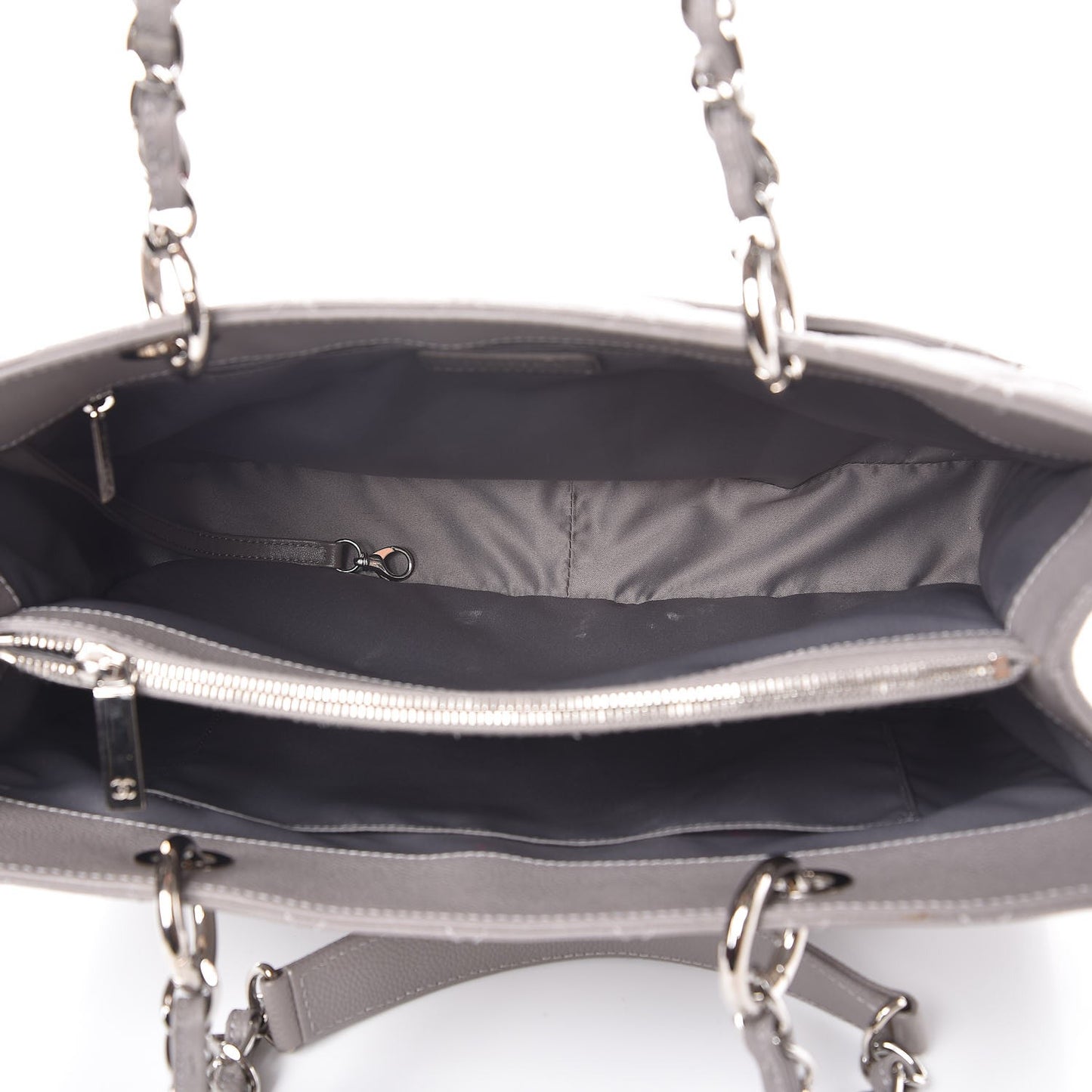 Caviar Quilted Grand Shopping Tote GST Gris Clair