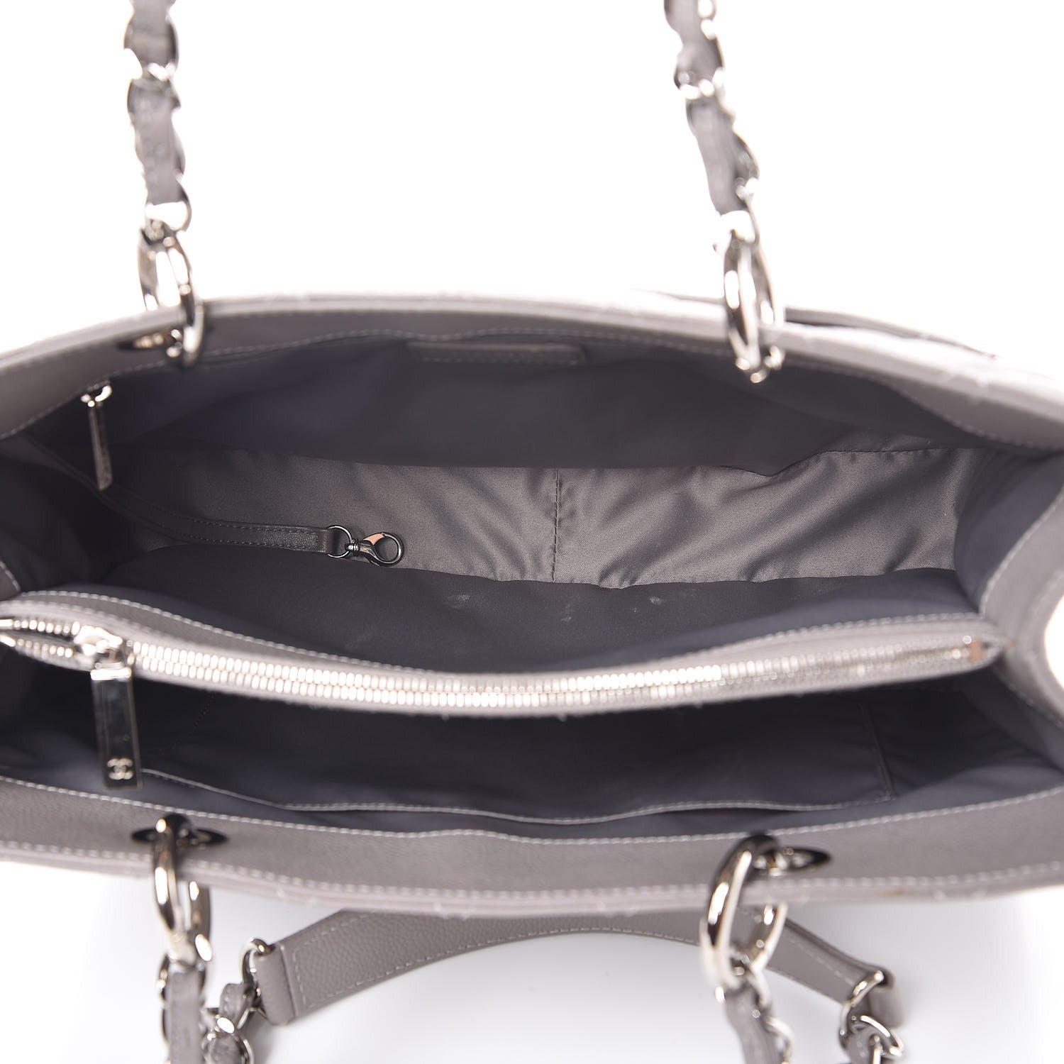 Chanel Caviar Quilted Grand Shopping Tote GST Gris Clair 5 of 15