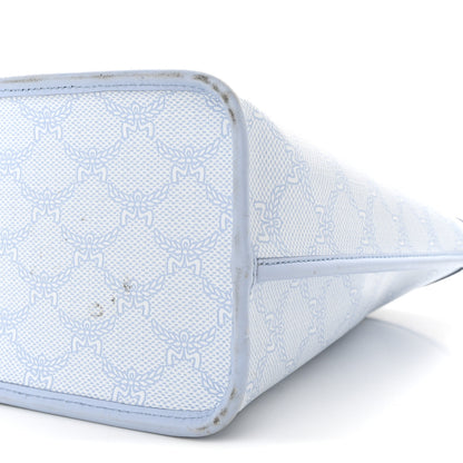 MCM Lauretos Nappa MIni Himmel Shopper Tote Ancient Blue 9 of 9