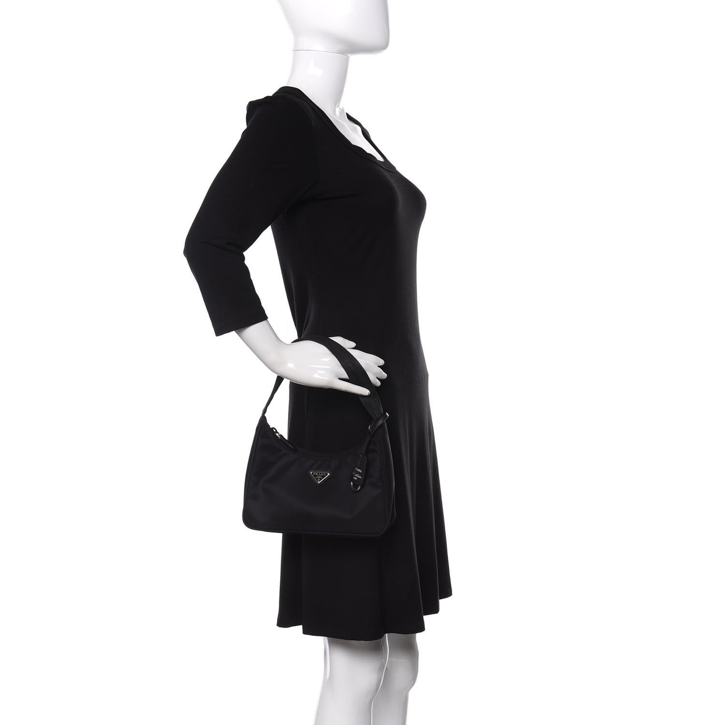 Tessuto Nylon Mini Re-Edition 2000 Bag Black