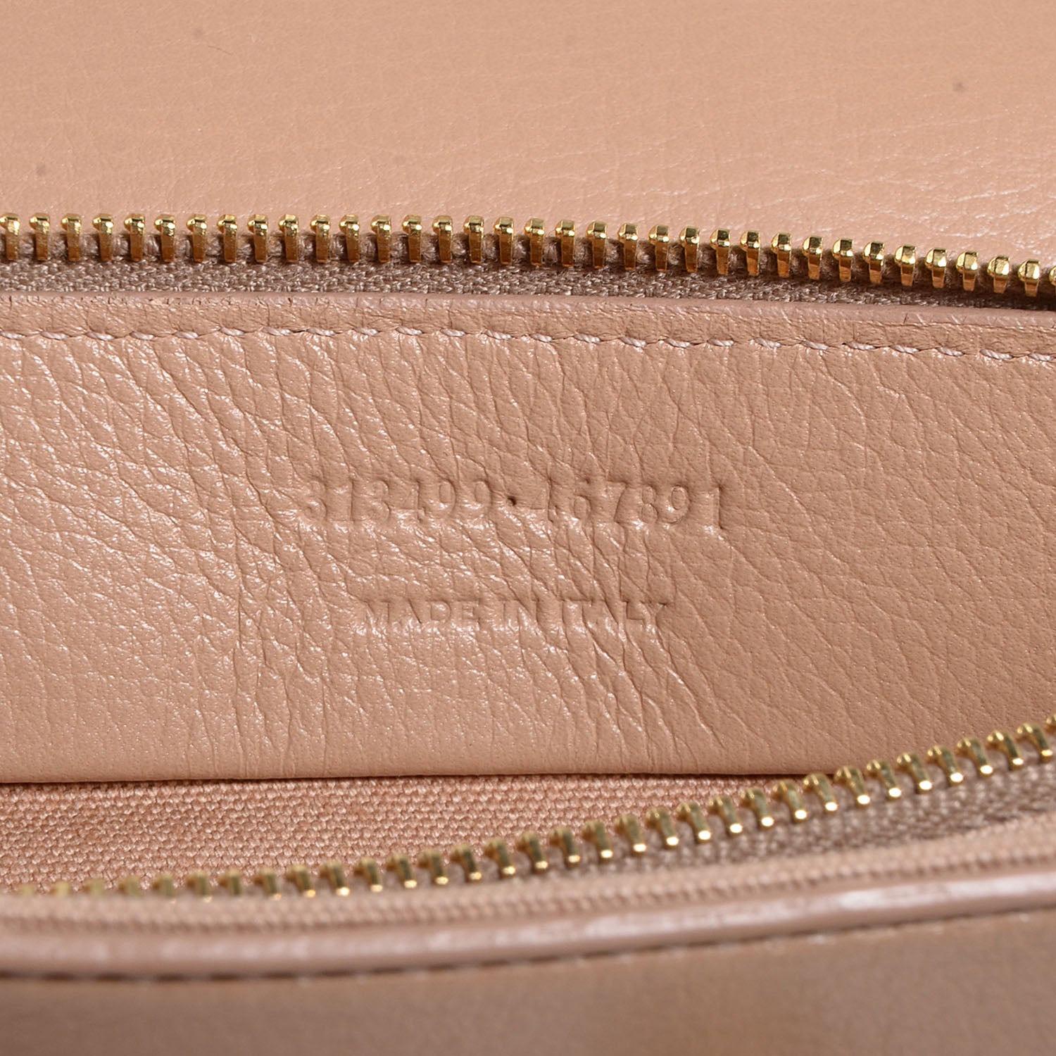 Saint Laurent Calfskin Canvas Small Muse Two Beige 8 of 10