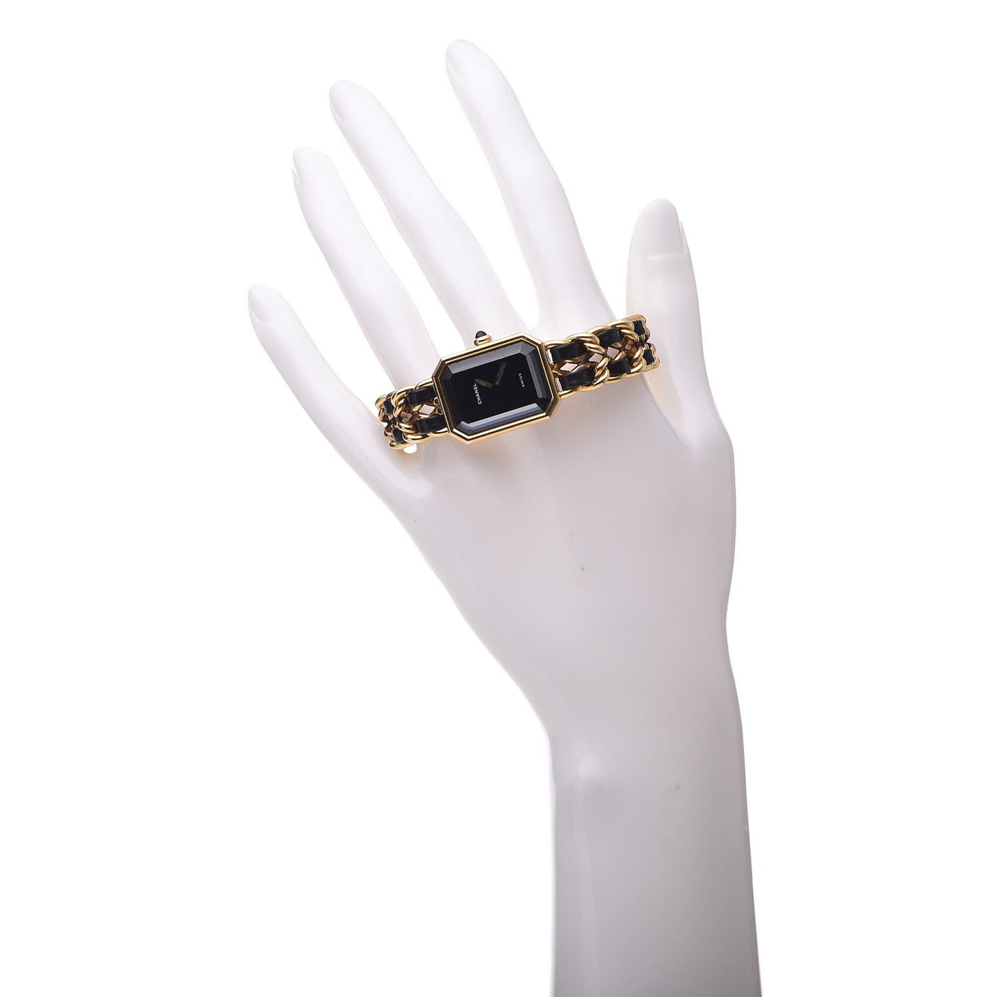 Stainless Steel Lambskin 20mm Chain Premiere Quartz Watch Gold M