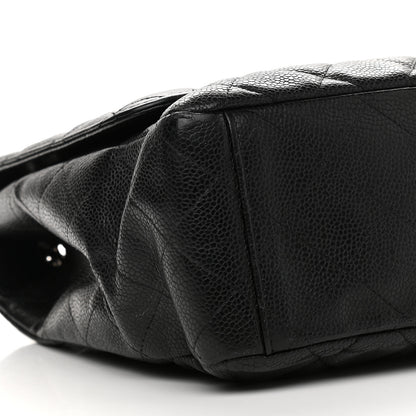 Chanel Caviar Quilted Maxi Single Flap Black 8 of 9
