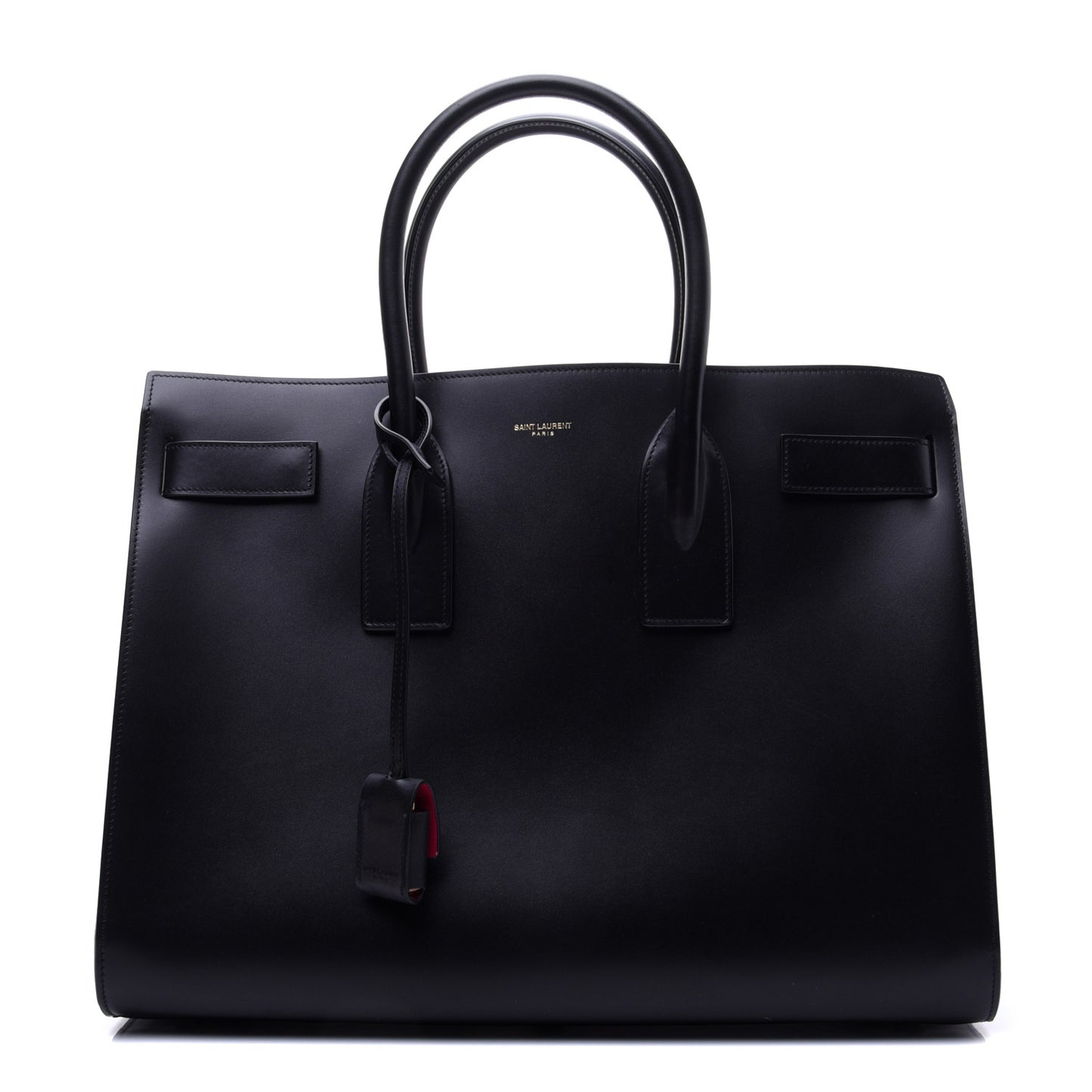Calfskin Large Sac De Jour Carryall Black
