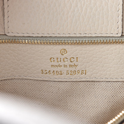 Gucci Dollar Calfskin Small Swing Tote Mystic White 6 of 9