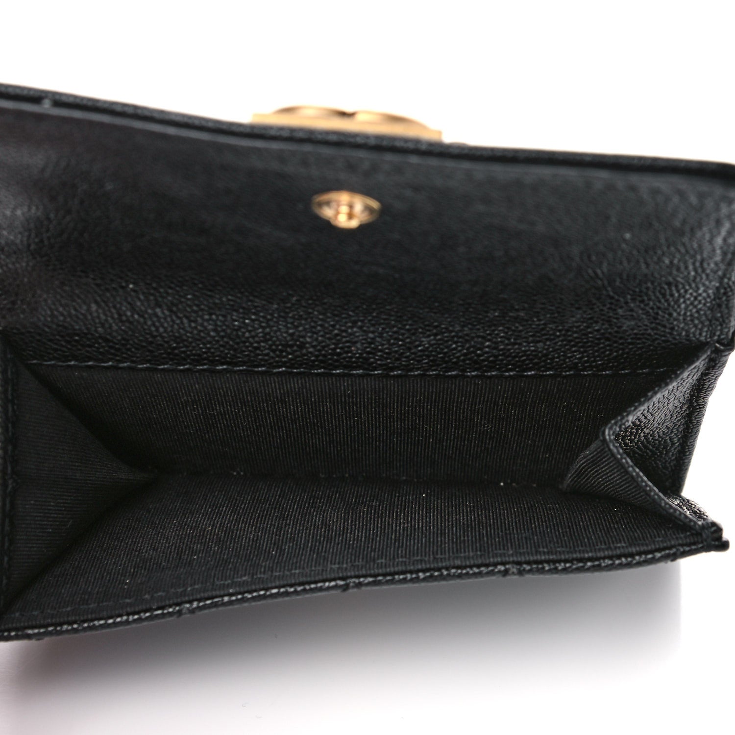 Chanel Caviar Quilted Small Boy Flap Wallet Black 6 of 11