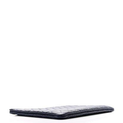 Chanel Caviar Quilted Large Cosmetic Case Navy 4 of 10
