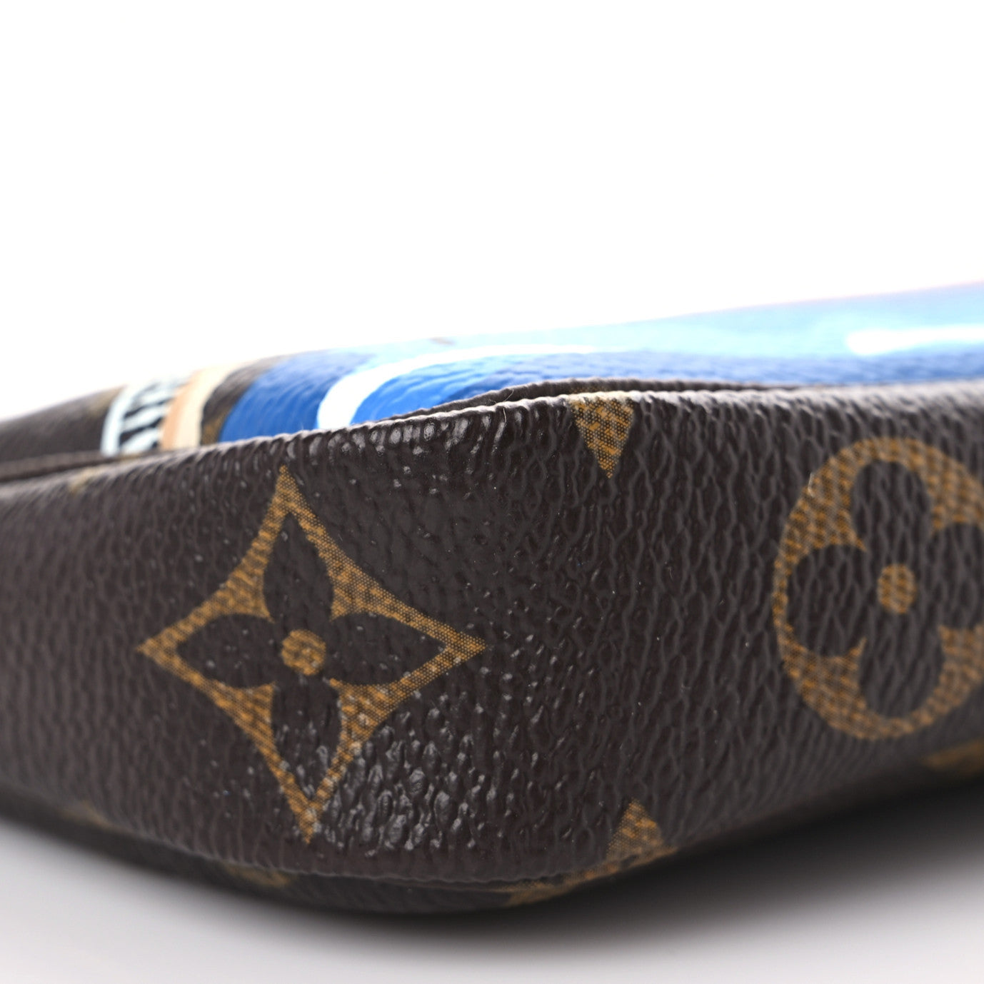 Monogram 2019 Christmas Animation Mini Venice Pochette Accessories Blue