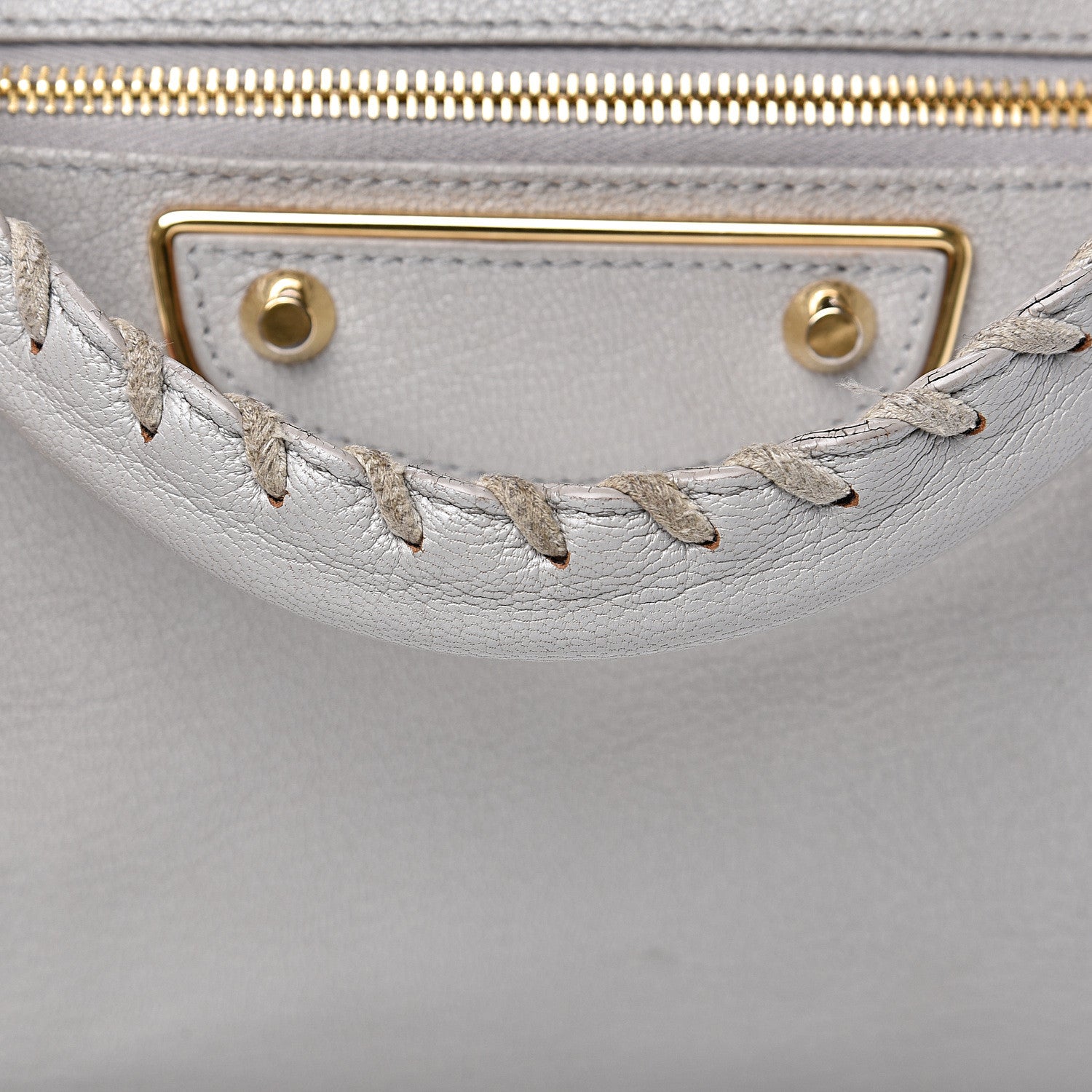 Balenciaga Chevre Gold Metallic Edge Hardware Town Gris Glace 17 of 19