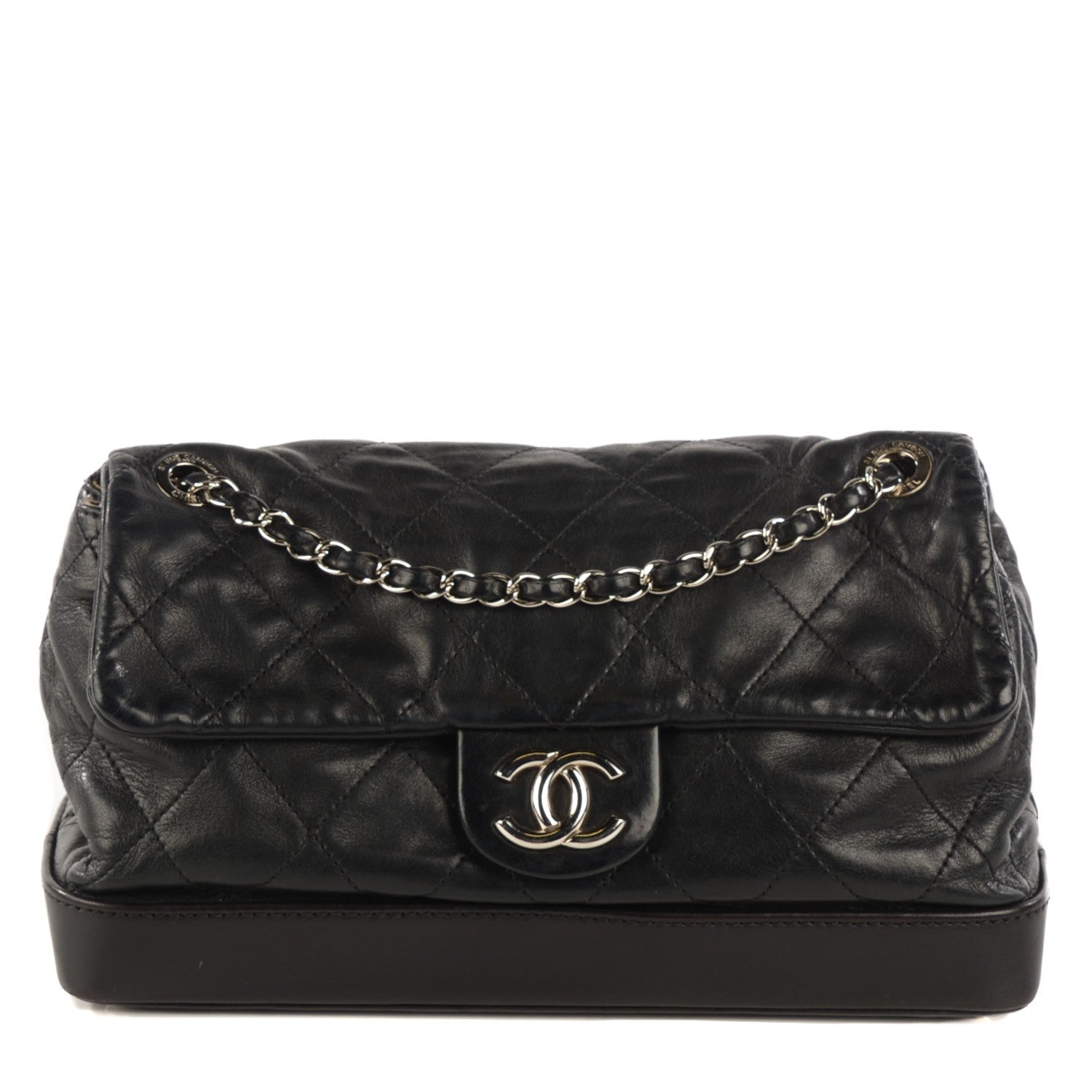 Chanel Calfskin Quilted VIP Flap Black 1 of 7