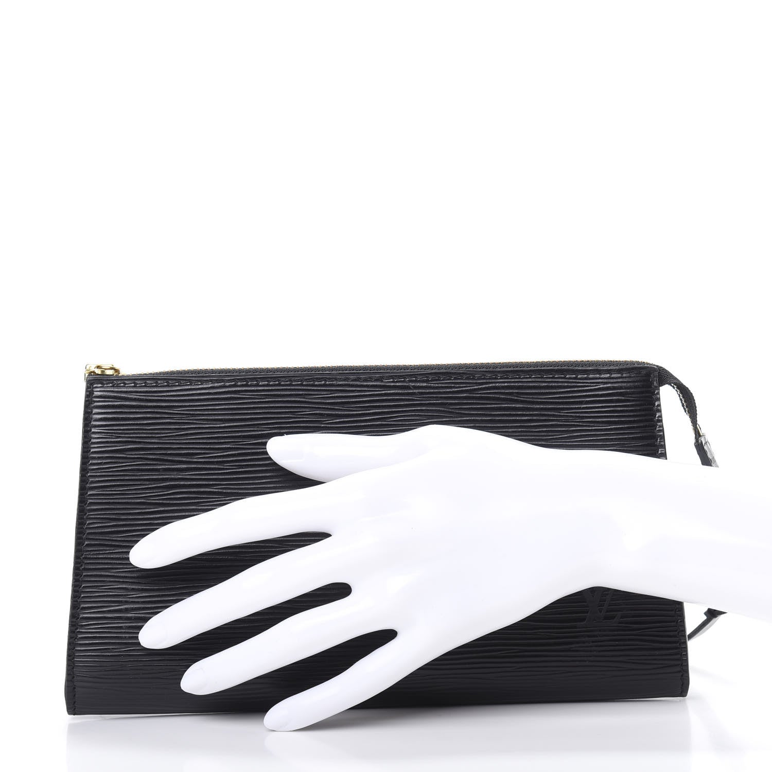 Louis Vuitton Epi Pochette Accessories 24 Black 2 of 8