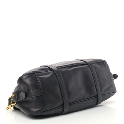 Prada Soft Calf Shopping Satchel Black 3 of 6