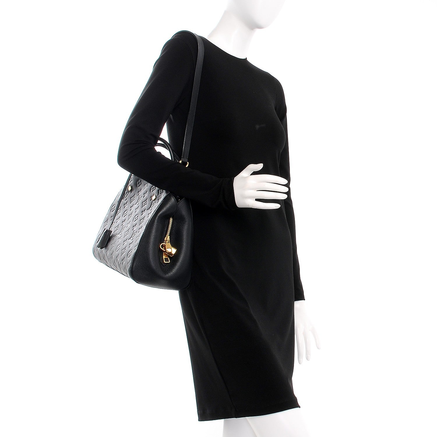 Louis Vuitton Empreinte Montaigne MM Black 2 of 8