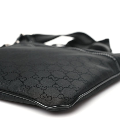 Gucci Nylon Monogram Small Flat Messenger Bag Black 9 of 9
