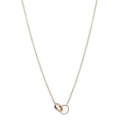 Cartier 18K Yellow Gold Interlocking LOVE Necklace 1 of 8