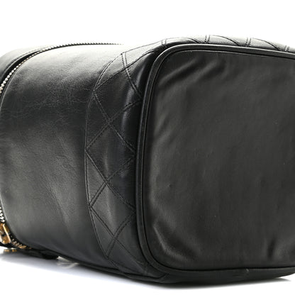 Chanel Lambskin Vanity Cosmetic Bag Black 5 of 12