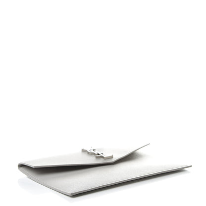 Saint Laurent Grain De Poudre Uptown Pouch Granite 4 of 7