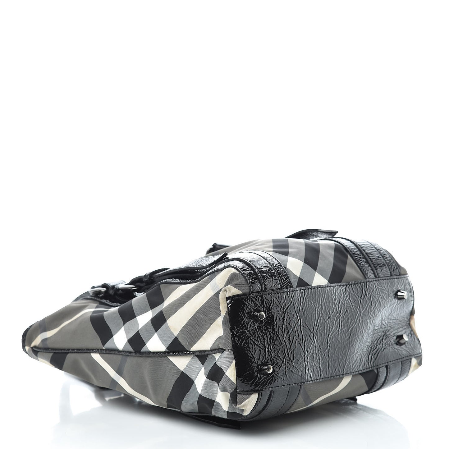 Nylon Beat Check Victoria Tote Black