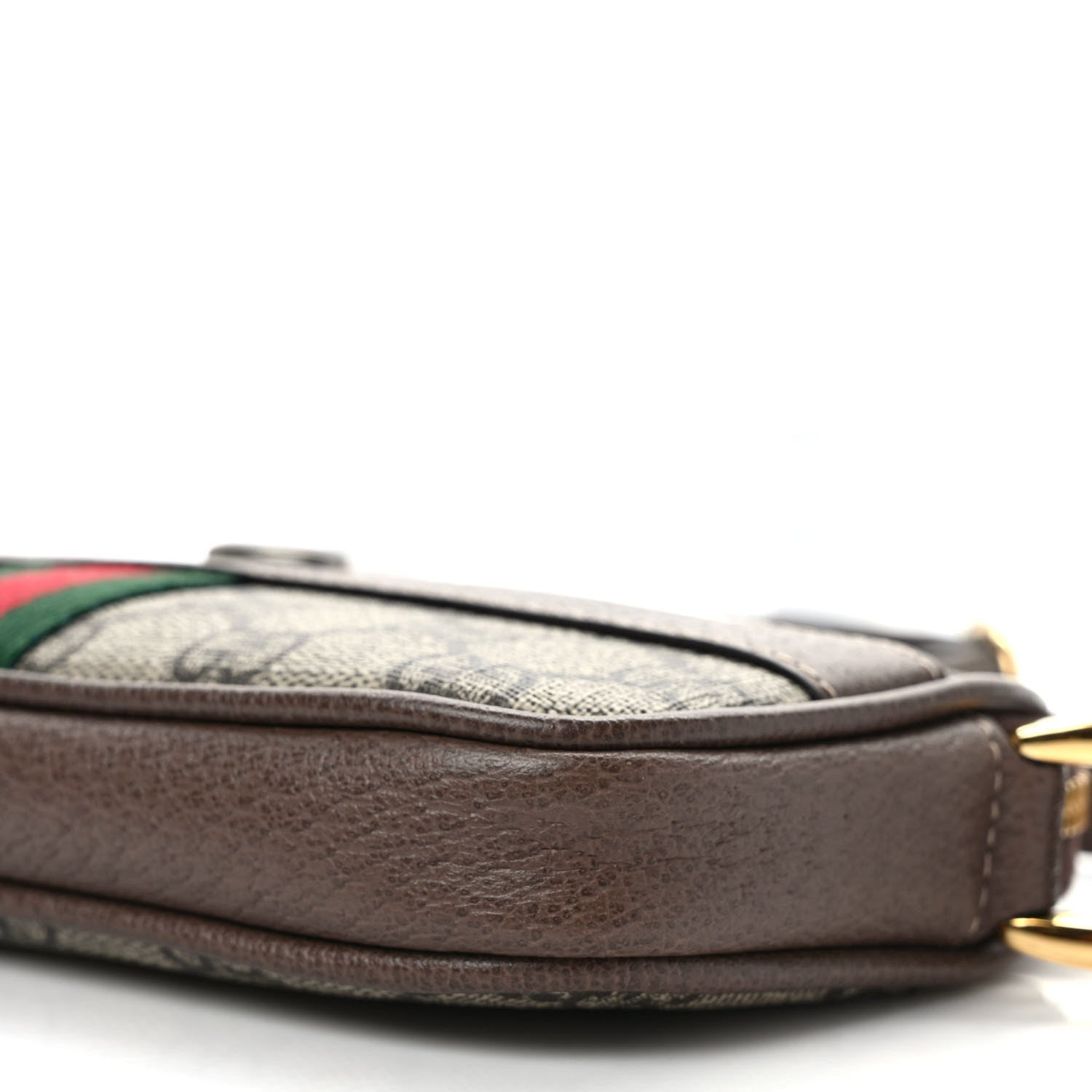 Gucci GG Supreme Monogram Web Mini Ophidia GG Bag Brown 8 of 9