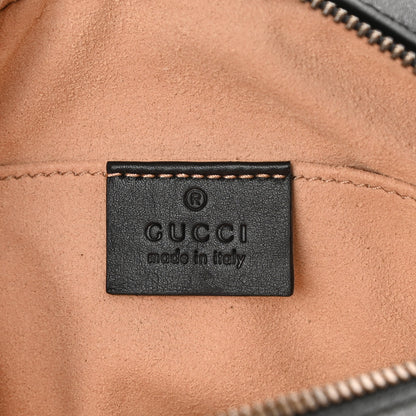 Gucci Calfskin Matelasse GG Marmont Belt Bag 75 30 Black 6 of 9