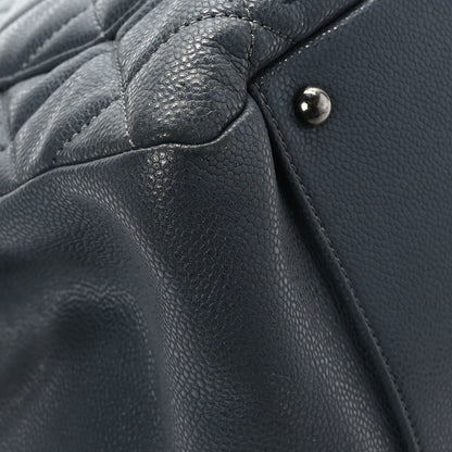Chanel Caviar Quilted XL Grand Shopping Tote GST Blue 10 of 12