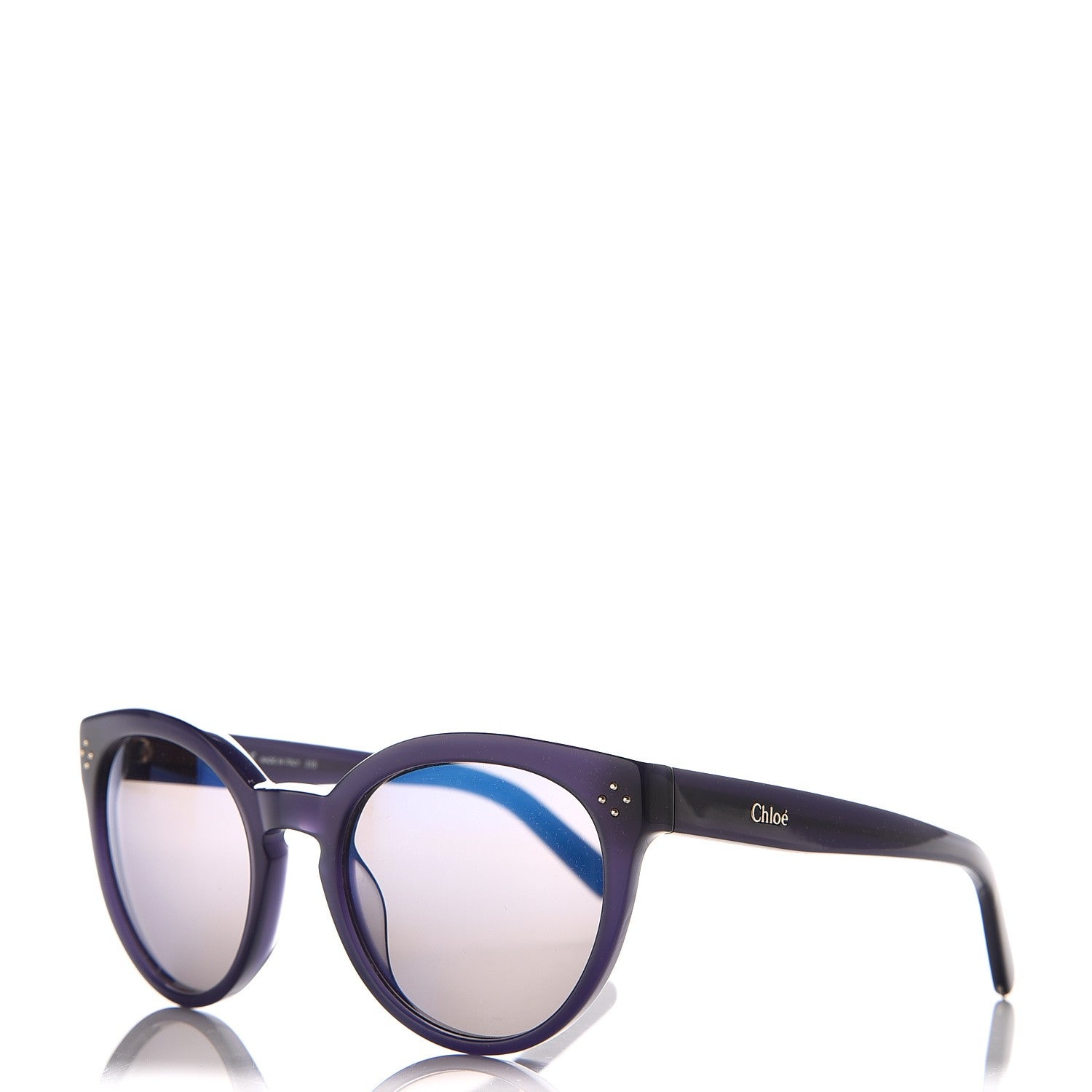 Chloe Round Sunglasses CE691S Purple 1 of 9