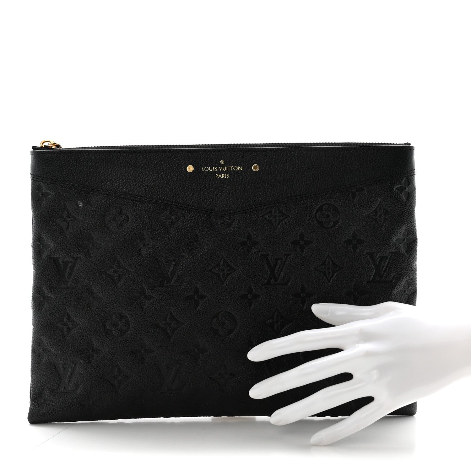 Louis Vuitton Empreinte Daily Pouch Black 2 of 6