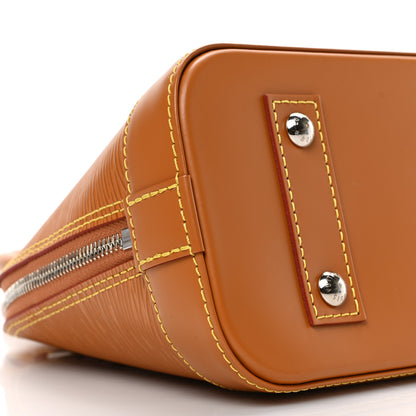 Louis Vuitton Epi Jacquard Alma BB Honey Gold 8 of 9