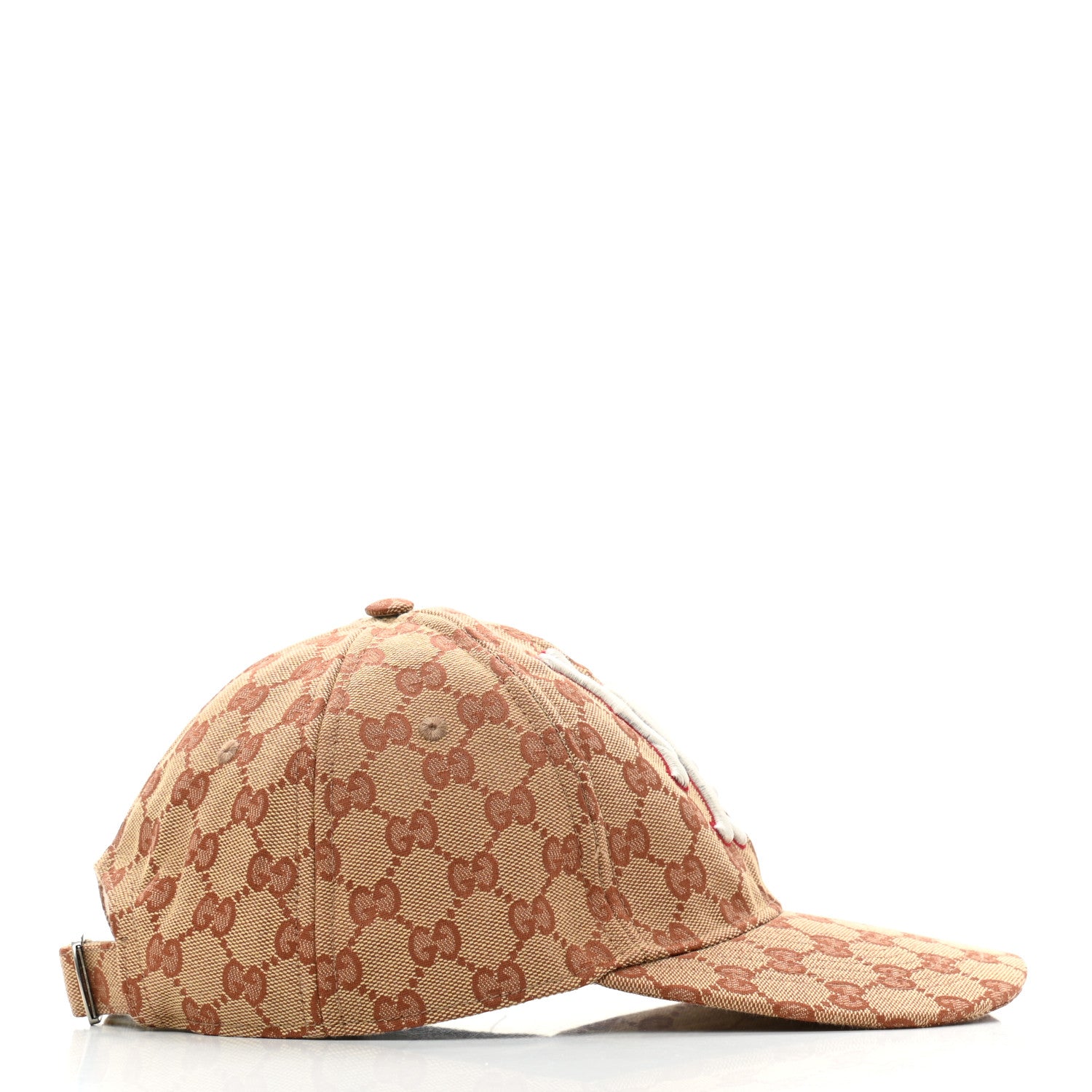 Gucci X MLB Monogram LA Dodgers Baseball Hat 57-61 Beige Ruggine 5 of 11