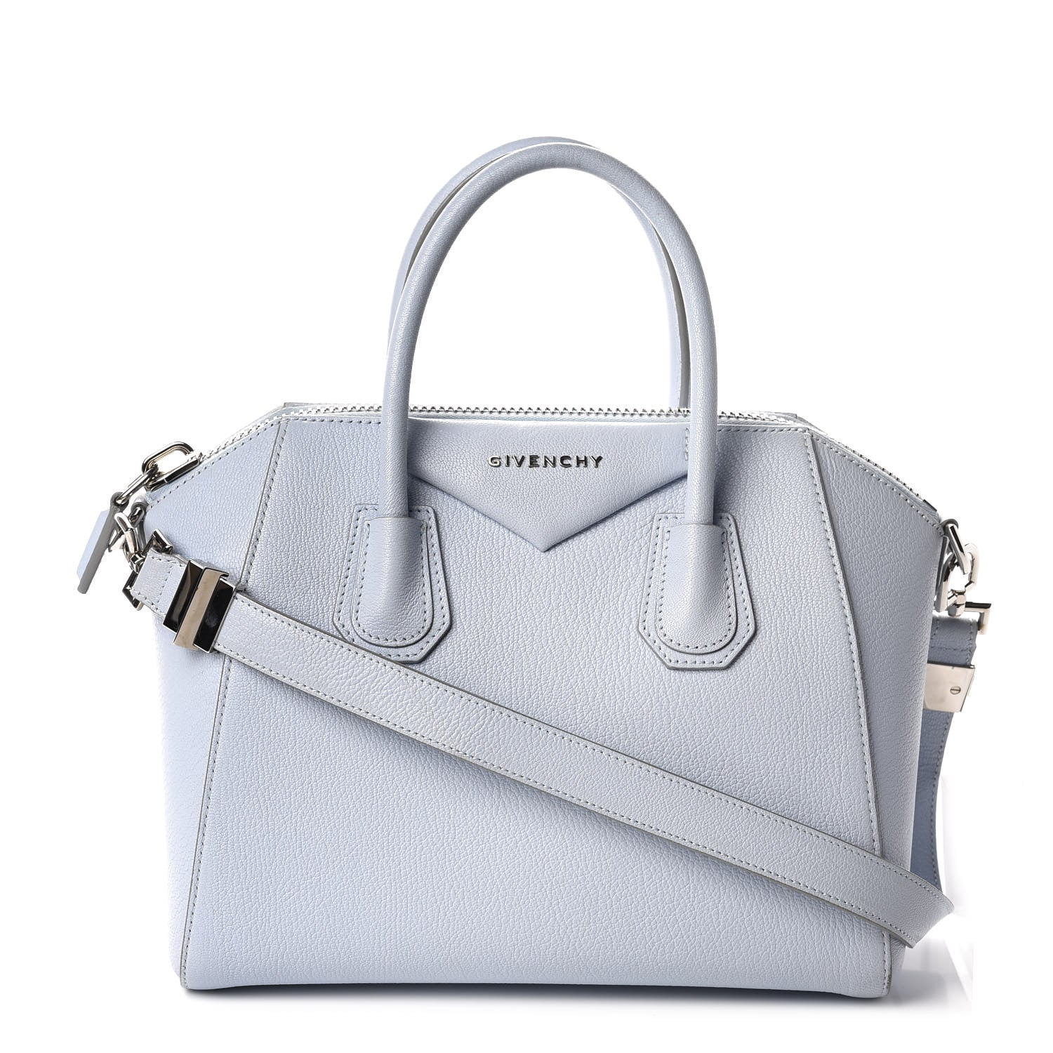Givenchy Sugar Goatskin Small Antigona Pale Blue 1 of 16