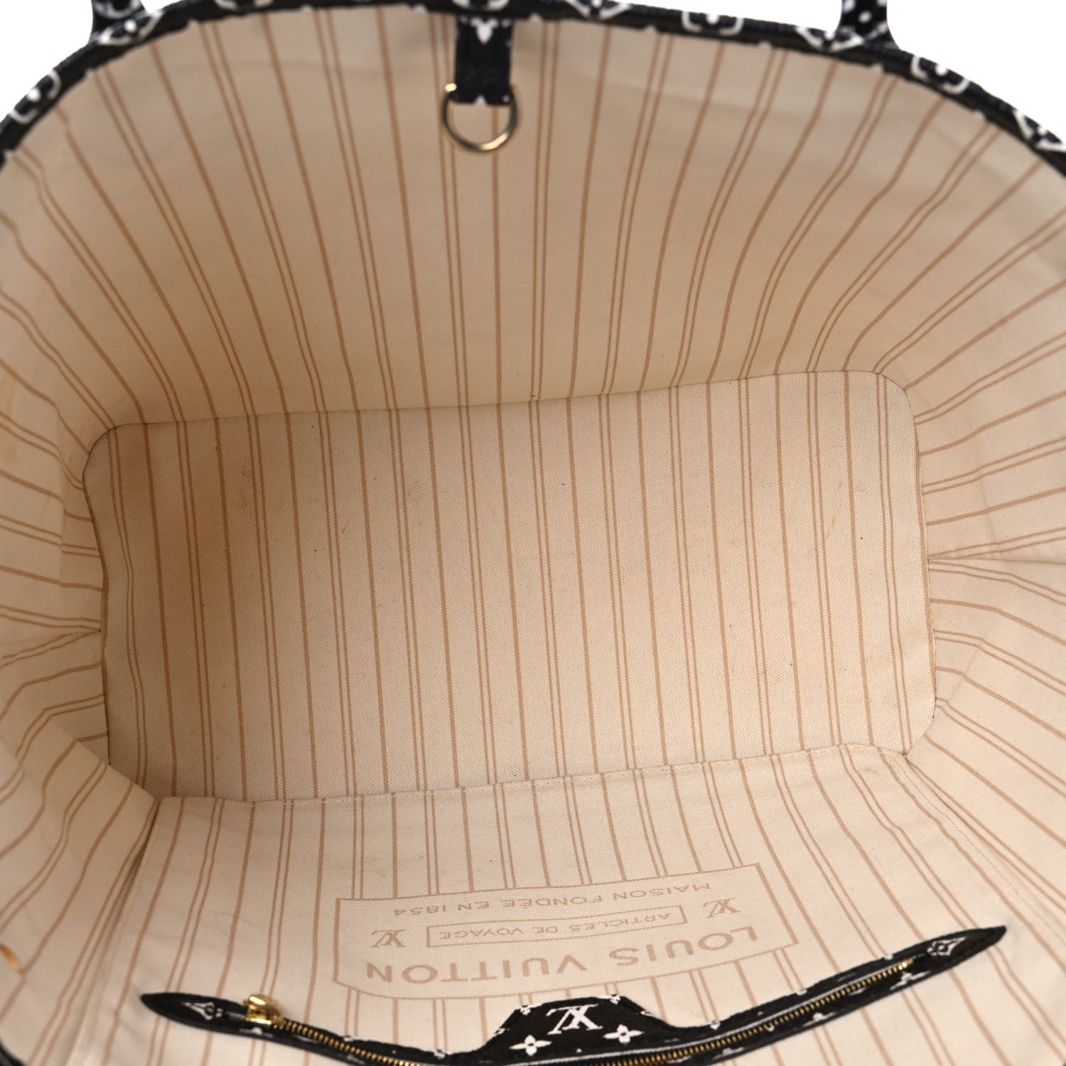 Louis Vuitton Monogram Giant Jungle Neverfull MM Ivory 5 of 15