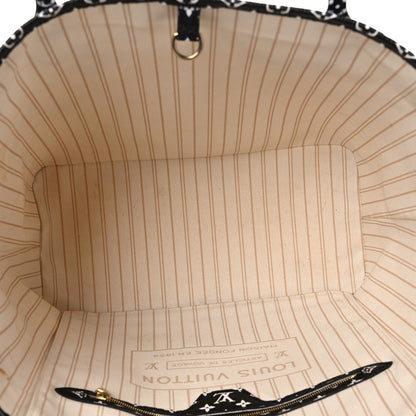 Louis Vuitton Monogram Giant Jungle Neverfull MM Ivory 5 of 15