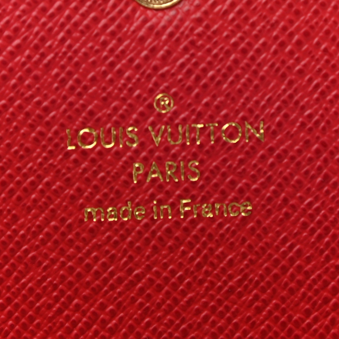 Damier Ebene Josephine Wallet Red