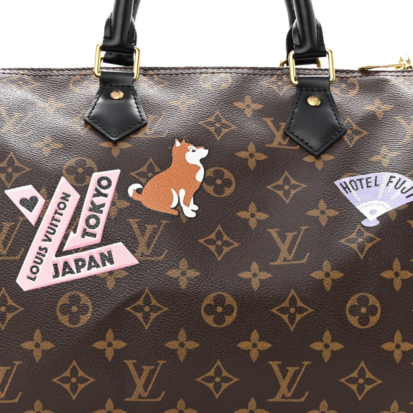 Monogram My World Tour Speedy Bandouliere 30 Black