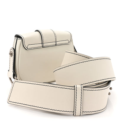 Christian Dior Calfskin Mini D Fence Saddle Bag White 3 of 16