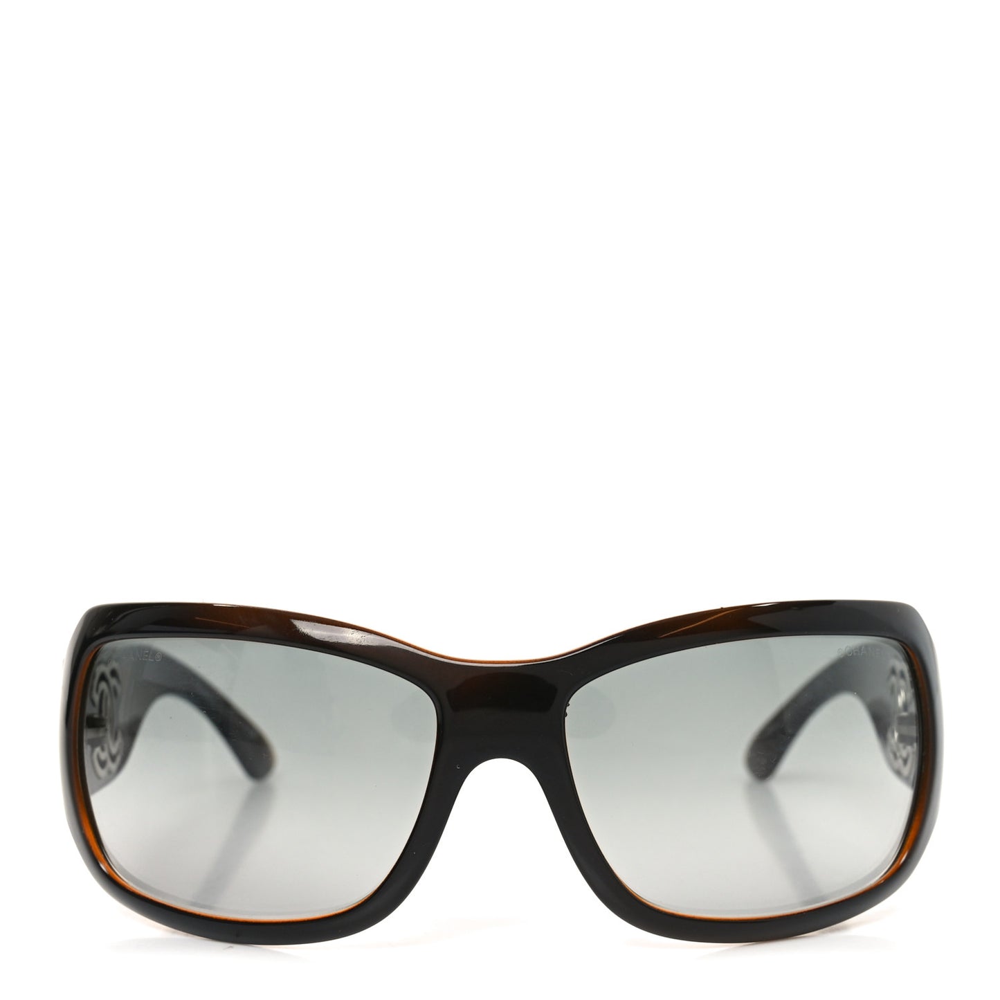 Acetate CC Sunglasses 6018 Black Brown