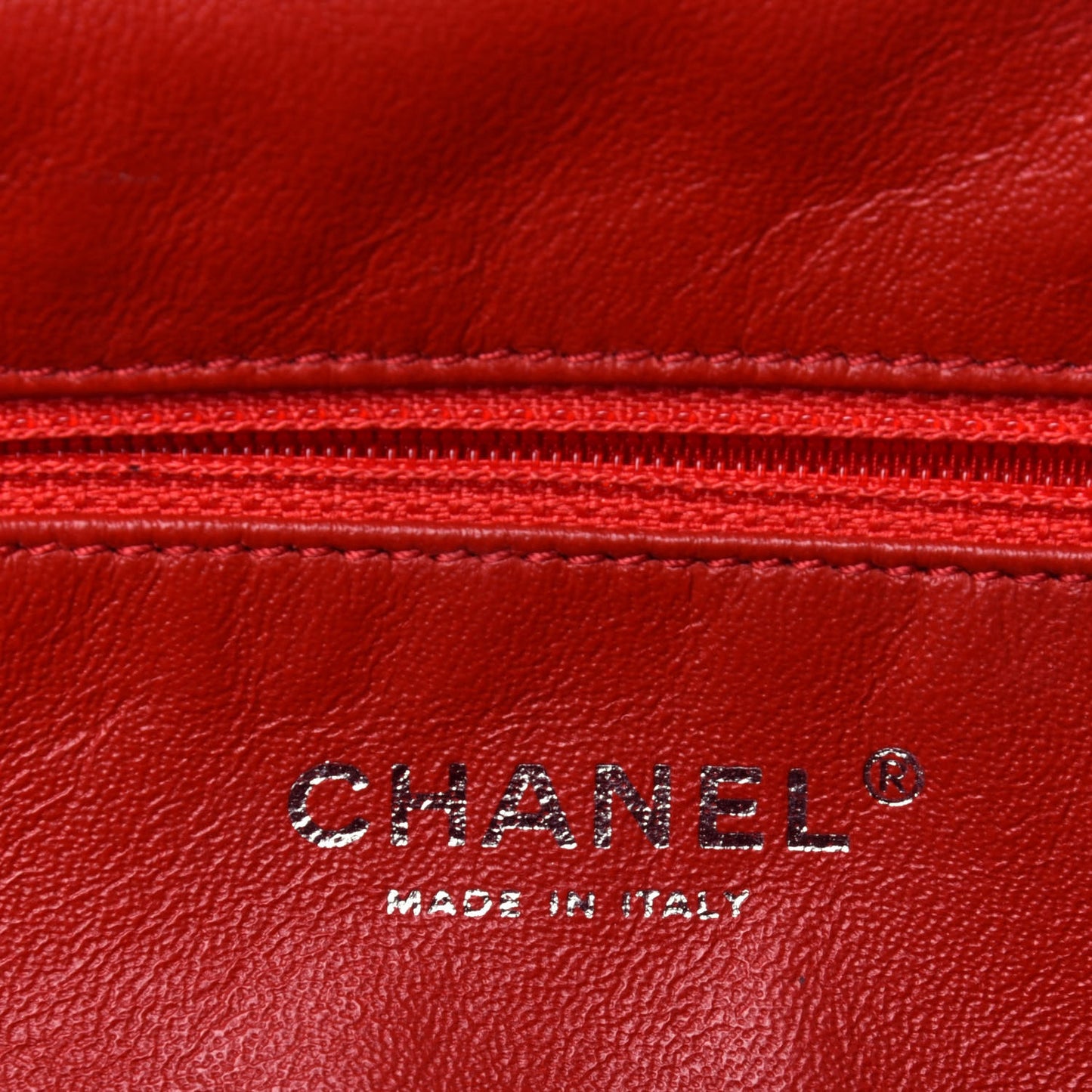 Lambskin Quilted Timeless Clutch Red