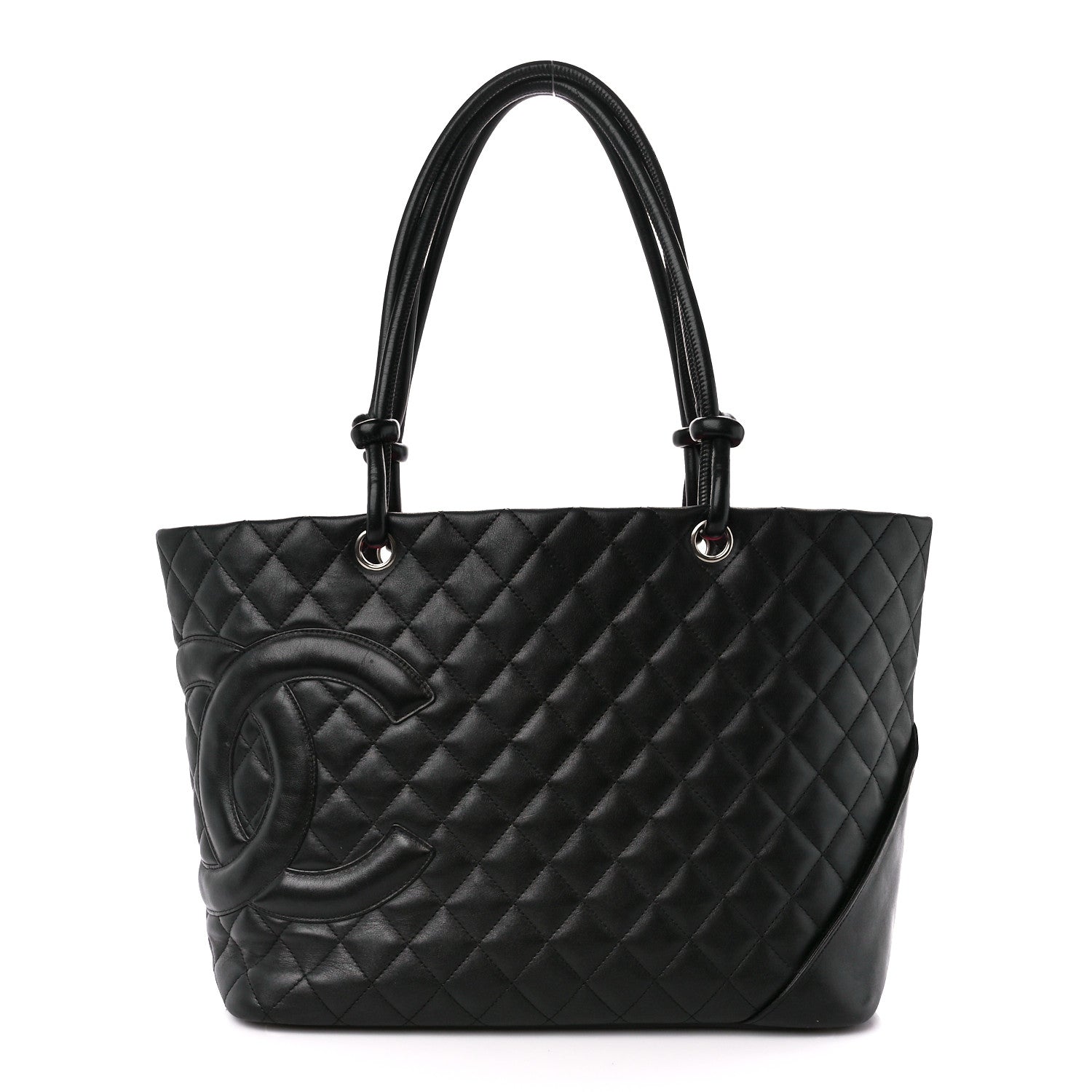Chanel Calfskin Quilted Large Cambon Tote Black 1 of 9
