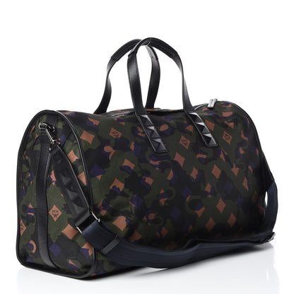 MCM Nylon Camo Dieter Weekender Loden Green 3 of 10